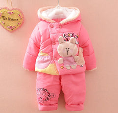 Winter Coat Children Bear Hooded
